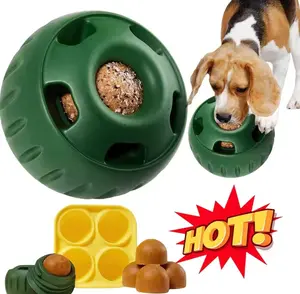 Interactive Dog Treat Ball – Freeze Food Toy for Bored Dogs | Mental Stimulation & Slow Feeder Chew Toy