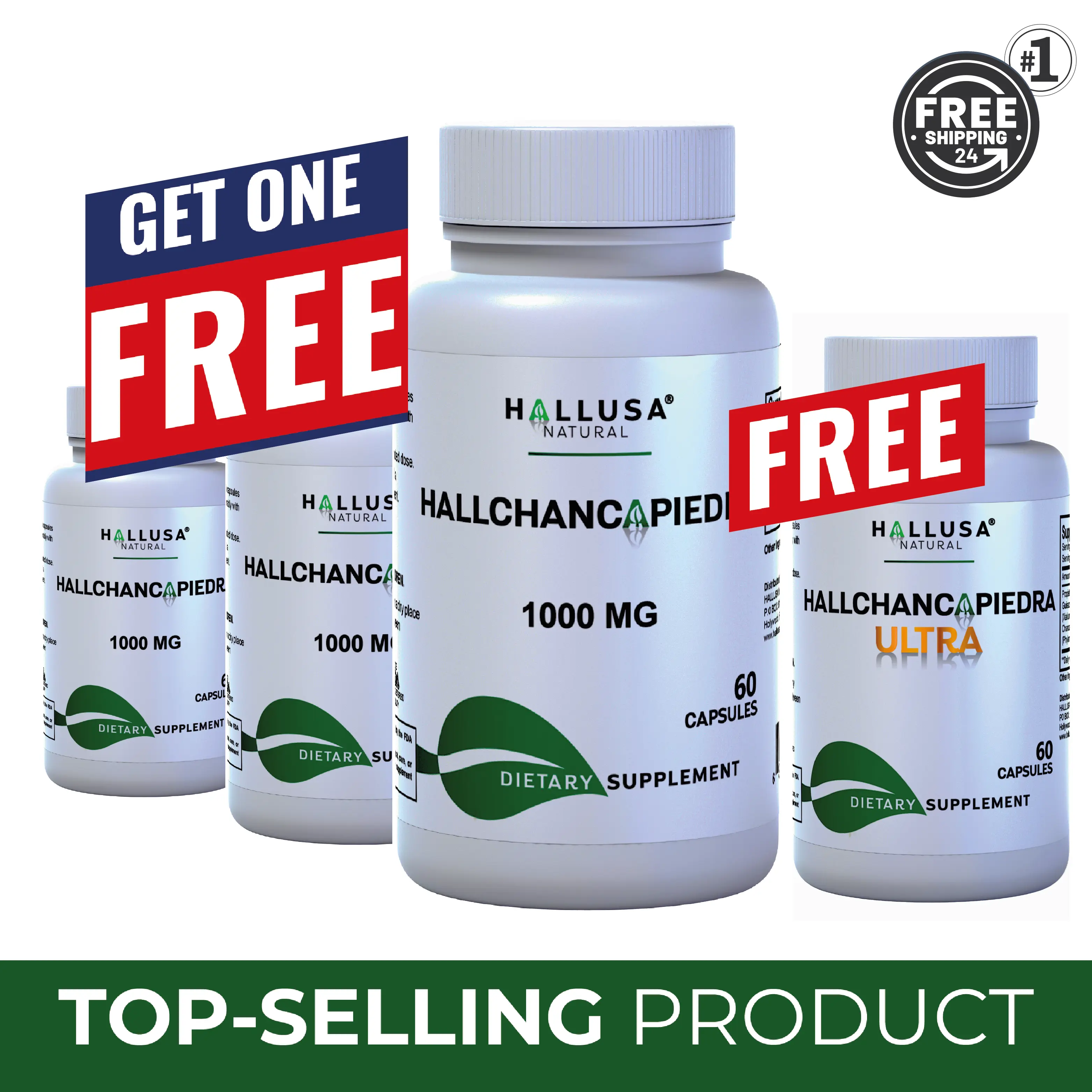 3 Bottle + Free Chancapiedra Ultra