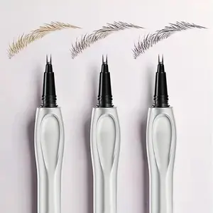 Waterproof Micro-Fork Brow Pen Natural Eyebrow Pencil for Precise Grooming and Long-Lasting Wear