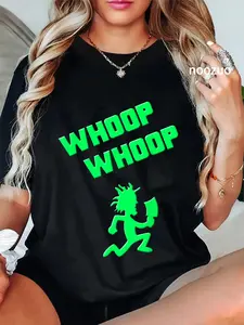 100% Cotton Juggalette ICP Whoop Whoop Hatchet Guy Vibrant Colors Design T-Shirt