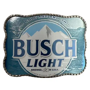 Busch Light beer Buckle Busch Light beer Buckle