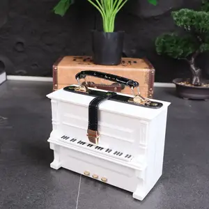 2026 New Piano-Shaped Acrylic Handbags, Crossbody Bags, Premium Piano-Style Tote Bags, Minimalist Elegant Evening Clutch Bags, Women's Lightweight Luxury Date Bags.
