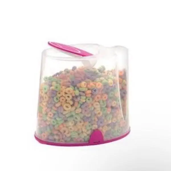 Home & Kitchen 5.3L PP Plastic Airtight Cereal Container - Large-Size Home Organizer Storage Canister with Easy-Open Lid for Cereals, Preserves Freshness, Reusable Plastic Storage Bottles & Jars
