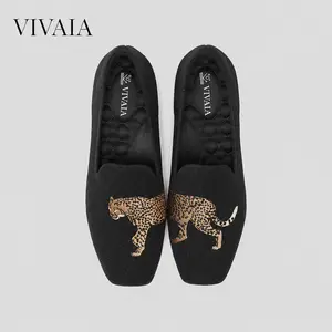 VIVAlA Women’s Water-Repellent Square-Toe Loafers – Breathable Knit Upper, Enhanced Arch Support & Shock-Absorbing Sugarcane Outsole(Samantha Walker)