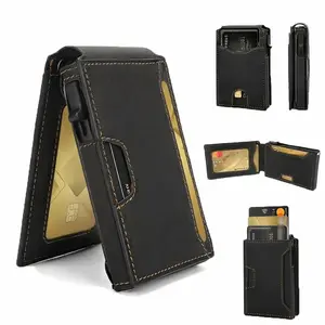 2026 Upgrade Men's Slim Wallet-Minimalist Card Holder with RFID Blocking,Pop-up Wallet with ID Window for Daily Use