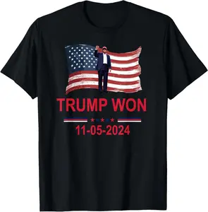 Trump Wins 2024 Election Trump Won 2024 T-Shirt