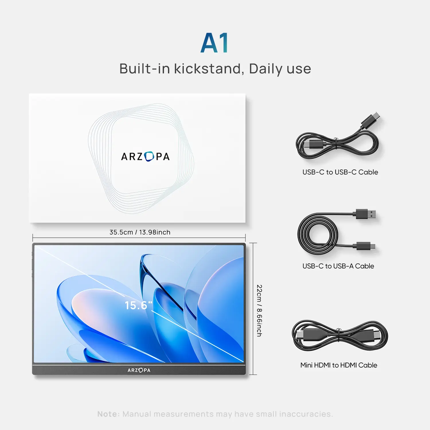 15.6" Built-in Kickstand & No Cover-A1