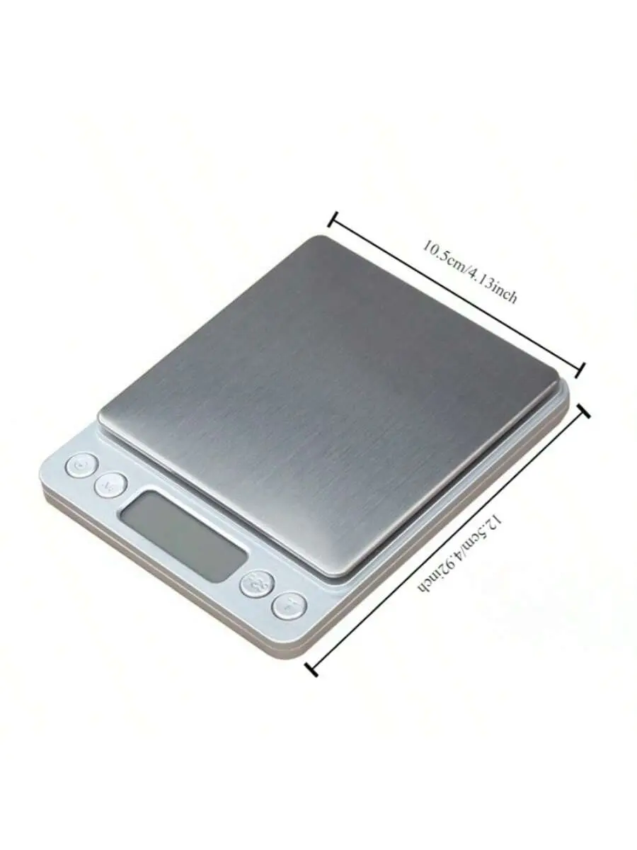 High-Precision Digital Cooking Scale - Small Household Industrial Scale for Baking, Herbal Medicine Preparation, Gold Weighing with AC Adapter