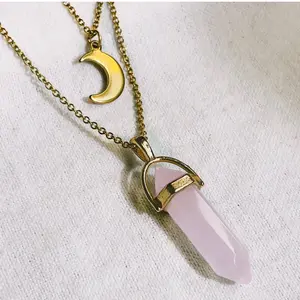 The Magnetic Rose Quartz Necklace