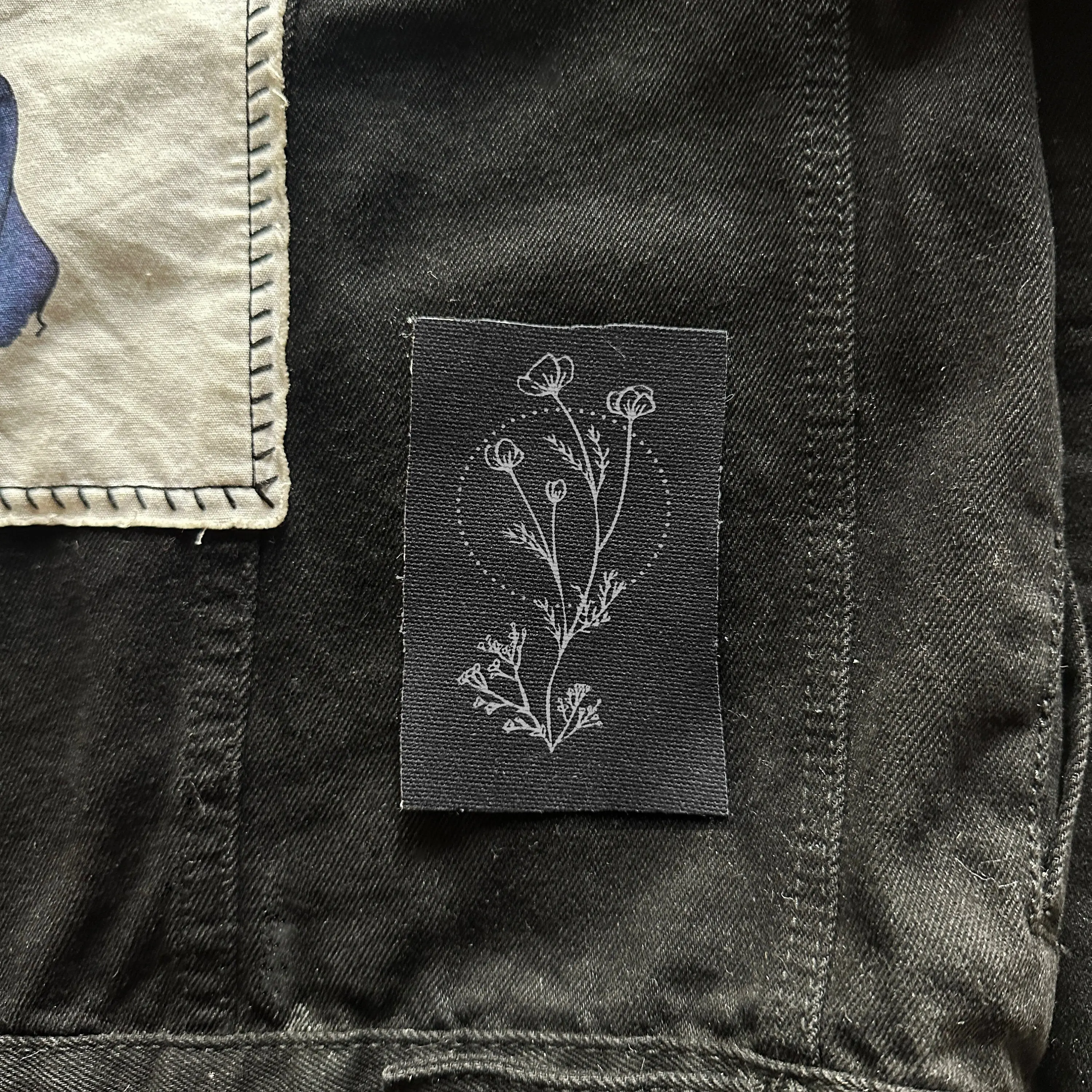 Fabric Flower Sew-On Patch Fabric Flower Sew-On Patch