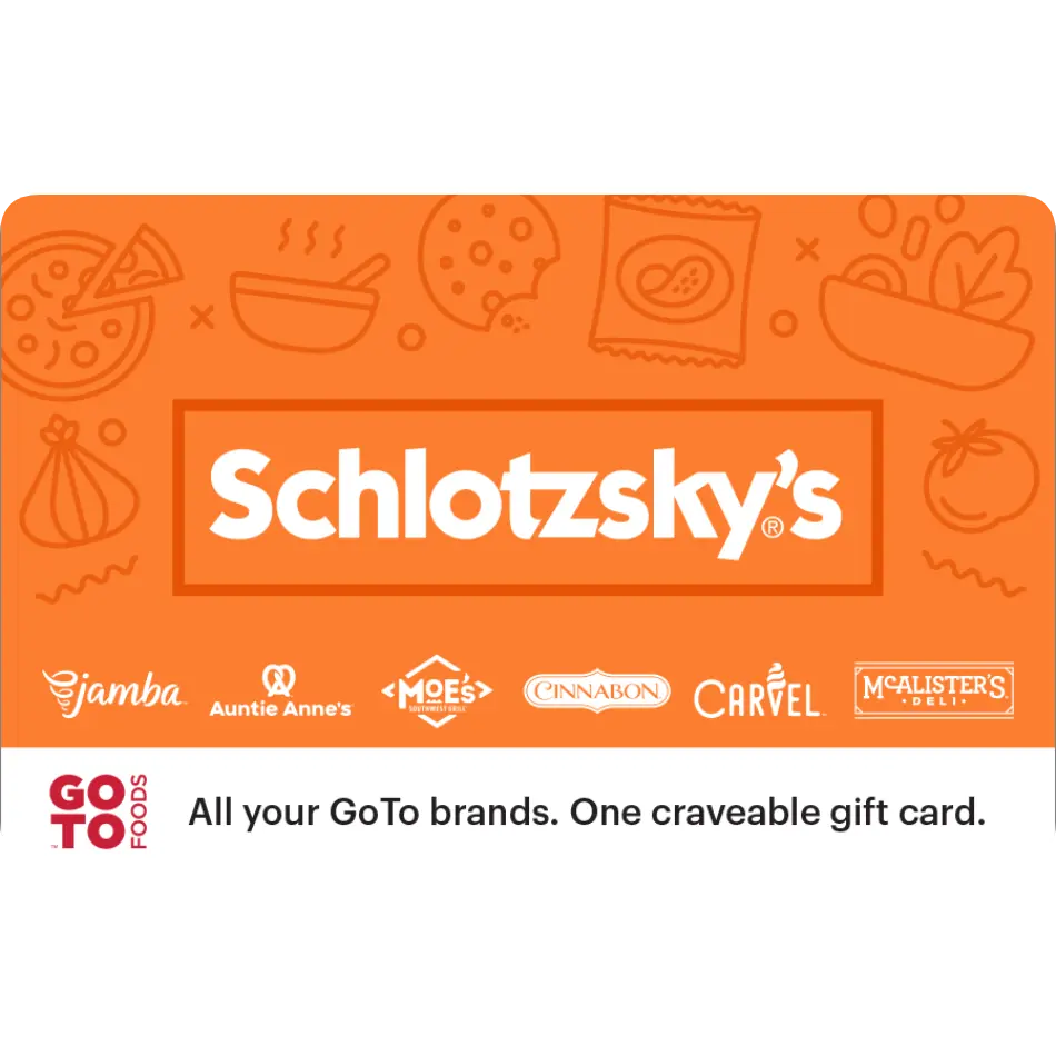 Schlotzsky's eGift Card | Sandwiches, Deli Subs & Pizza