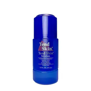 Tend Skin Refillable Roll-on for Men & Women, 2.5 Fl Oz,   Defense System Sensitive  Moisturizer Relief and Bump and Dark Spot Post-Shave Men's  Anti-Ingrown Oil-Free for Combination Skin Aftershave Clear Skin Treatment ClearHead Burn Solution