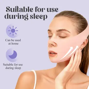 Facial Lifting Strap, Silicone Chin Band Support, Reusable Face Mask for Skincare Routine
