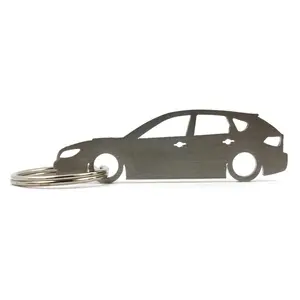 Subaru Impreza WRX STI GH Wagon Silhouette Keychain