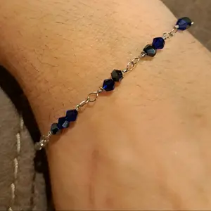 Custom morse code link bracelet
