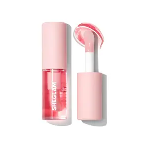 SHEGLAM Jelly Wow Hydrating Non-Sticky Lip Oil Moisturizing Plumping Lip Gloss - Berry Involved