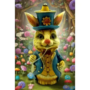 Alice In Wonderland Rabbit Back Flow Incense Burner Hand Scented