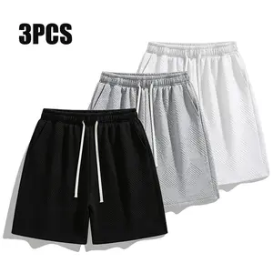 essential shorts，shorts for the summer，men shorts，shorts for summer，Men’s solid pocket-waist shorts, lightweight breathable shorts—casual, comfortable shorts for running, gym workouts, men’s bottoms suitable for all seasons