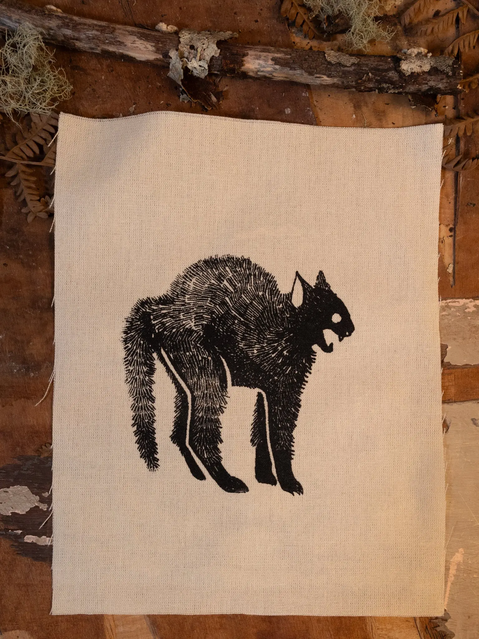 Hissing Cat Patch