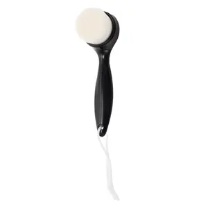 VOCOSTE Soft ABS PBT Wool Facial Cleansing Brush 5.91"x1.77" with Long Handle 1 Pc