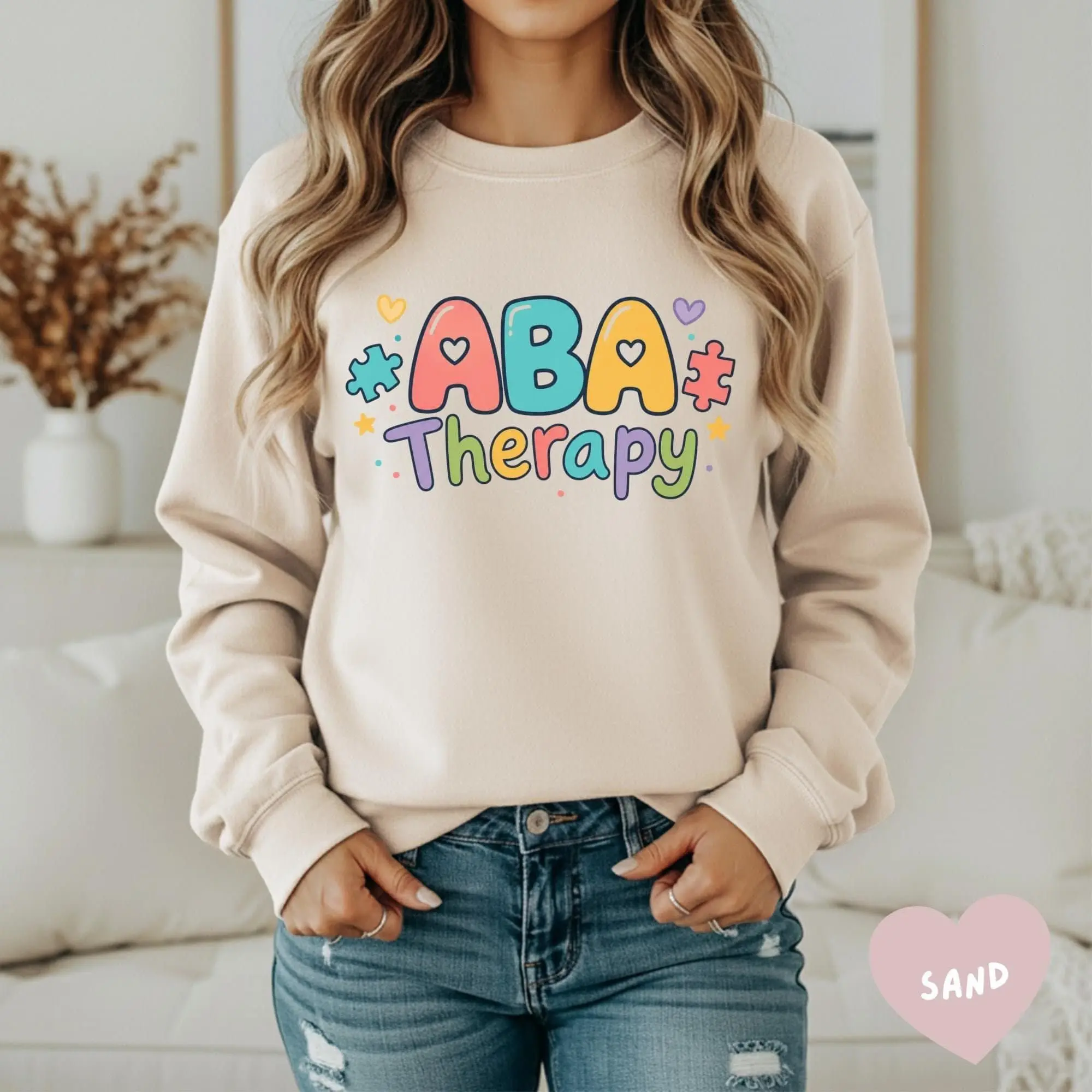 ABA Therapy T-Shirt, Sweatshirt - ABA Therapist Gift, RBT Crewneck, Autism Awareness, Behavior Technician Gift, Special Education Teacher