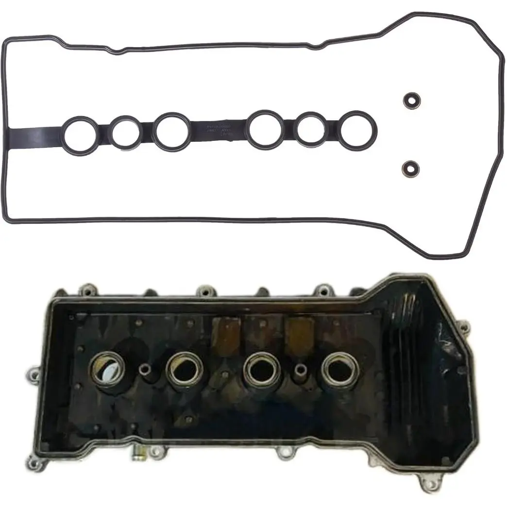 VS50542R 1 Bonnet Gasket Seal with Gromets (OEM Part No. 0361568 112130d030 112130d040 1121322050) for 1.8L Toyota Corolla, Matrix, Celica, MR2, Chevy Prizm, Pontiac (2000-2008) VC2024