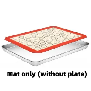 Food Grade Silicone Baking Mat, High Temperature Resistant Non-Slip Oven Pad, Reusable Eco-Friendly Cookie Baking Tool, Easy Clean Multi-Function Tray Liner
