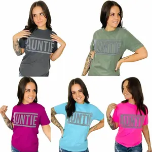 Stitch Smile - Auntie’s Checking Out Graphic Tee -MULTIPLE COLORS!