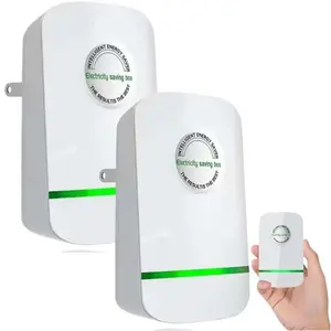 Wall-plug-in power device, voltage stabilizer adapter with current balancing and overcurrent protection, 90–250 V US plug power conditioner for home and office, Us Standard Plug, Abs