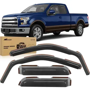 Nilight in Channel Rain Guards for Ford F150 2004 2005 2006 2007 2008 2009 2010 2011 2012 2013 2014 Super Cab Original Window Deflectors,Vent Window Visors-4PCS Car Cover Truck Vehicle Automotive Replacement #SummerVibes tiktokshopspringglowup,summervibes
