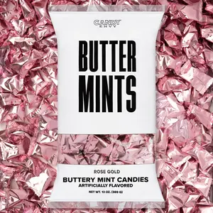 Rose Gold Wrapper Buttermints
