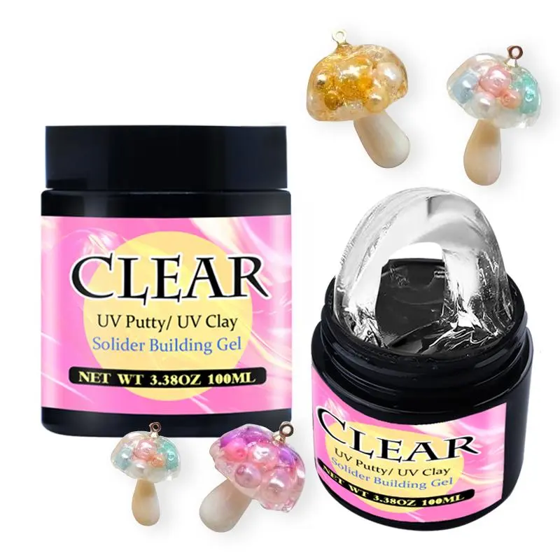3D Resin UV Clay, 1 Count Clear UV Clay, Molding Clay, Non-toxic DIY Crafting Supplies for Home Decor, Handmade Modeling Supplies, DIY Material, Handicraft, Handcraft, Art