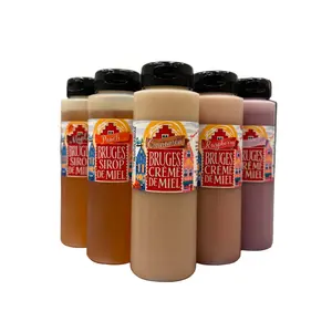 Bruges Crème de Miel & Sirop de Miel — Creamed Honey and Honey Syrup (11 oz) Squeeze Bottle
