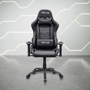 【GOOGREAT】Techni Sport TS-5100 Ergonomic High Back Racer Style PC Gaming Chair, Black