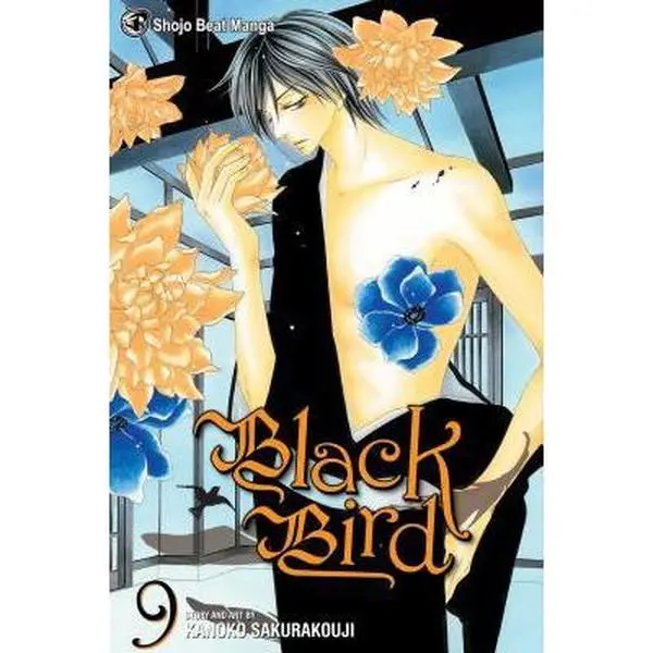 Used Soft Covers Book - Black Bird, Volume 9 by Kanoko Sakurakouji (English, 0.51 lbs) - Good Condition, Fantasy, Myth and Magic, Romance, Demon Prophecy, Immortality Themes