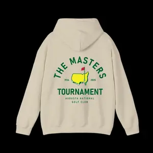 The Masters 2026 Tournament Hoodie for Men, Trendy Golf Gift for Him, Classic Cotton Pullover, Apparel Made In The USA		
