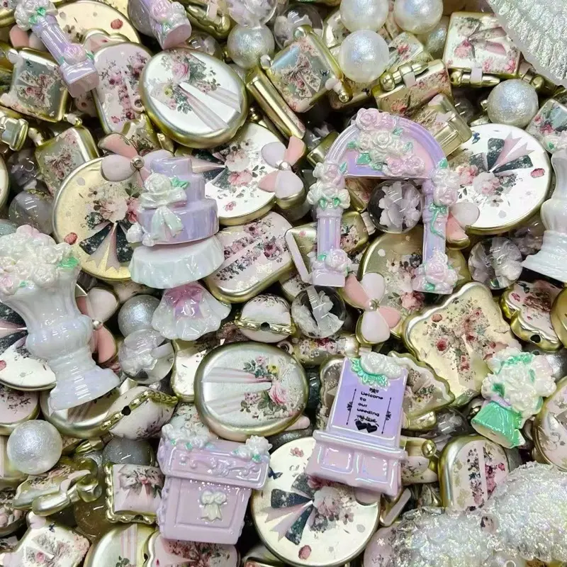 【Annie’s Bead B】Premium Acrylic and Resin Beads with Resin Charms - DIY Beading Supplies, DIY Jewelry Decoration Accessories for Phone Chains, Keychains, Beaded Set, Diy Craft Embellishments