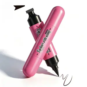 2PCS Rotating Wing Eyeliner Transfer Tool，Double Headed Liquid Eye Liner Pen, Smudge-Proof, Sweat-Resistant, Long Wear Precision Tip for Sharp Cat Eye Look, Perfect for Beginners & Makeup Lovers