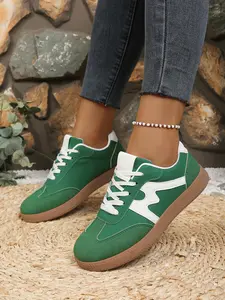 Unisex Casual Shoes, Plain Textile Upper & Rubber Sole, All-Season Comfortable Footwear, Ideal for Daily Wear & Commuting