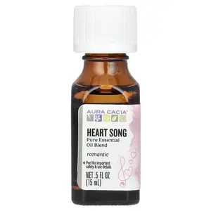 Aura Cacia Pure Essential Oil Blend, Heart Song, 0.5 fl oz (15 ml)