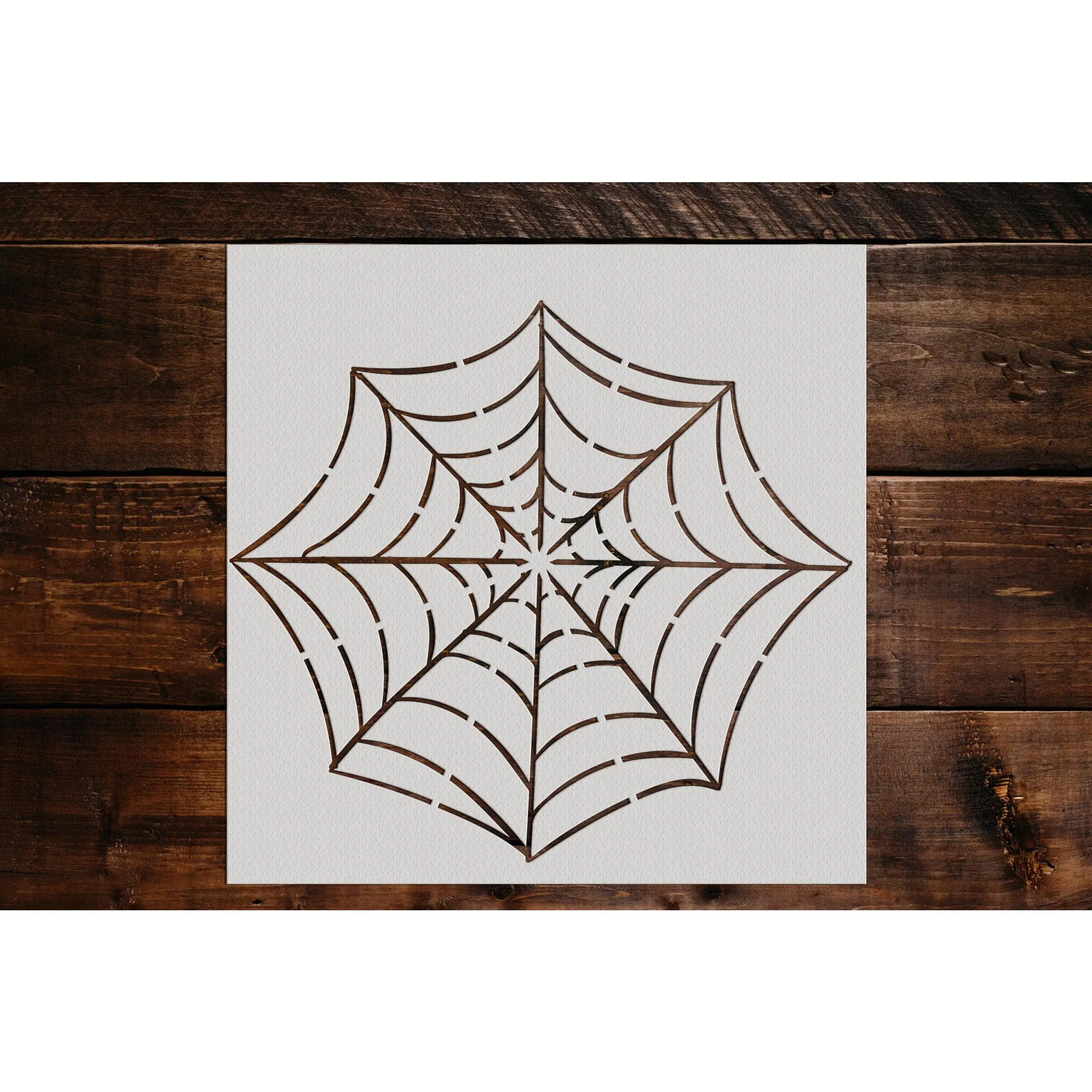 Spider Web Stencil - Art and Wall Stencil