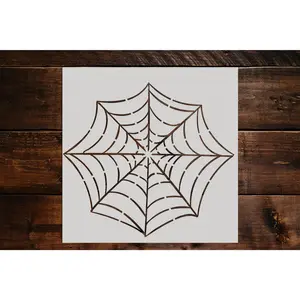 Spider Web Stencil - Art and Wall Stencil