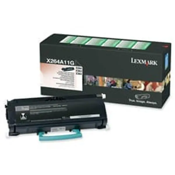 Lexmark International LEXX463A11G OEM Black Laser Printer Toner Cartridge - Return Program, 3500 Page Yield, Crisp Blacks, Low Maintenance, Less Downtime, Increases Productivity, Page Yield 3500