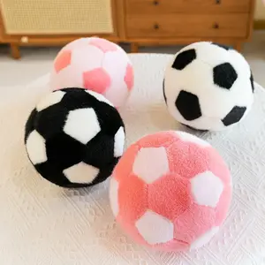 1pc Soccer Ball Shaped Stuffed Toy, 1 Count Cute Sports Themed Plush ToySoft & Comfy Throw Pillow, Fun Gift for Boys &Girls, Decorative toy