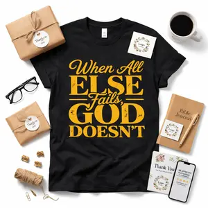 When All Else Falls God Doesn’t Screen Print Transfer (Pack of 3)