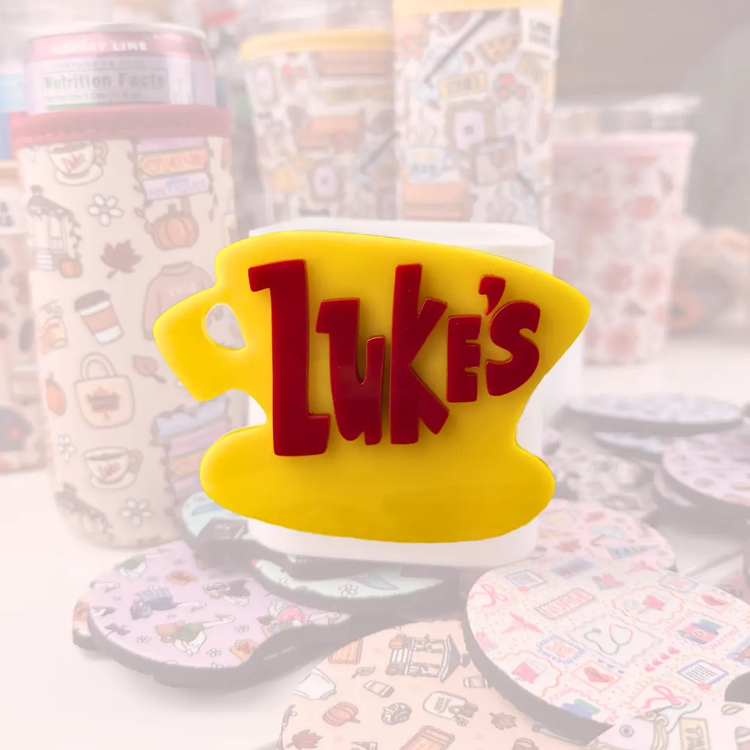 Luke's Inspired Acrylic Fridge Magnet: Luke's Diner, Stars Hollow, Gilmore Girls Inspired