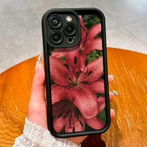 Vibrant Floral Flower UV Print Cellphone Phone Case Casing, Soft Tpu Protection for iPhone 17 16 15 14 13 12 11 X Pro Max Plus, Fashion Gift Idea, Accessories