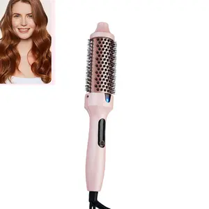 Anti-Frizz Hair Styling Tool: 3-in-1 Combines a straightener, curling iron, and styling tool in one, featuring an LED display, temperature control, and salon-quality curling capabilities. Offers versatile styling options. beautiful gift