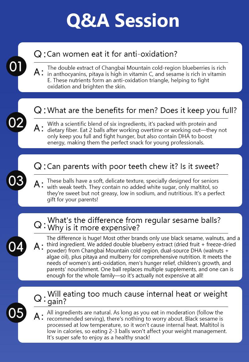 Blueberry Sesame Balls