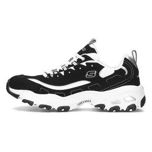 Skechers D'LITES 1.0 Panda Sneakers for Men – Comfortable, Stylish, Breathable, Lightweight, Elevating, Retro Casual Shoes Verifiable, with credentials and supporting global authentication